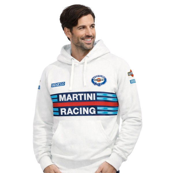 Martini Racing Kapuzenpullover weiß