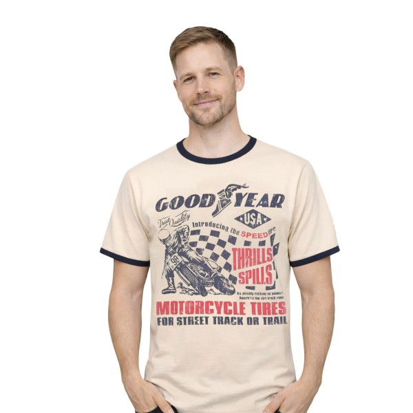 Goodyear T-Shirt Madison Vintage Sand