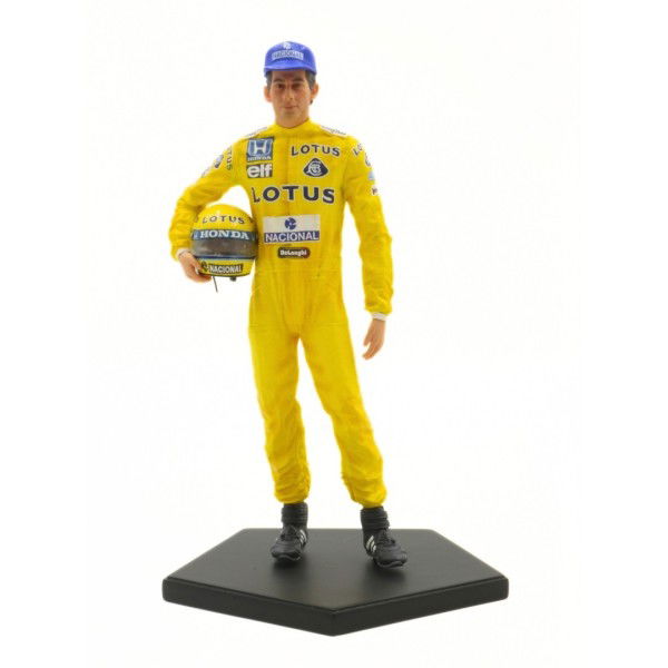 Ayrton Senna Figure Monaco GP 1987 Echelle 1/10