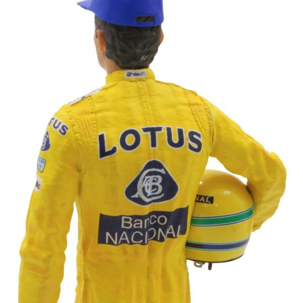 Ayrton Senna Figur Monaco GP 1987 Maßstab 1:10