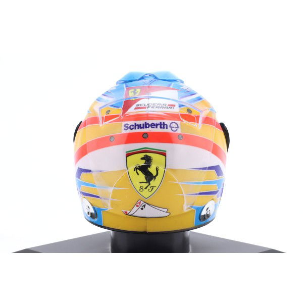Fernando Alonso casco in miniatura Ferrari Formula 1 2012 1/5