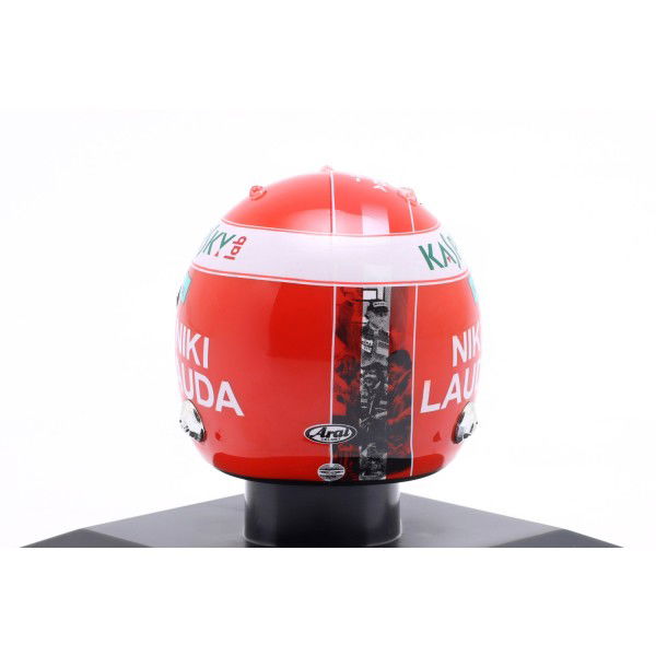Sebastian Vettel miniature helmet Ferrari Monaco GP Formula 1 2019 1/5
