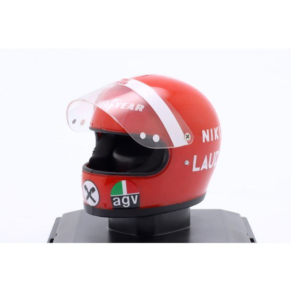 Niki Lauda miniature helmet Ferrari Formula One World Champion 1975 1/5