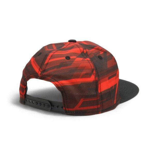 Nürburgring Kinder Cap Legend Flat Brim rot/schwarz
