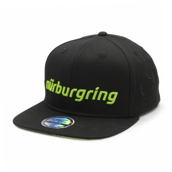 Nürburgring Gorra para niños Action Flat Brim negro
