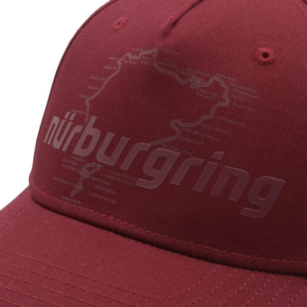 Nürburgring Casquette Racetrack rouge