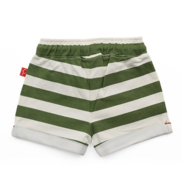 Nürburgring Pantalones cortos bebé Stripes verde/beige