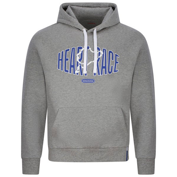 Nürburgring Sweat à capuche Heart Race gris