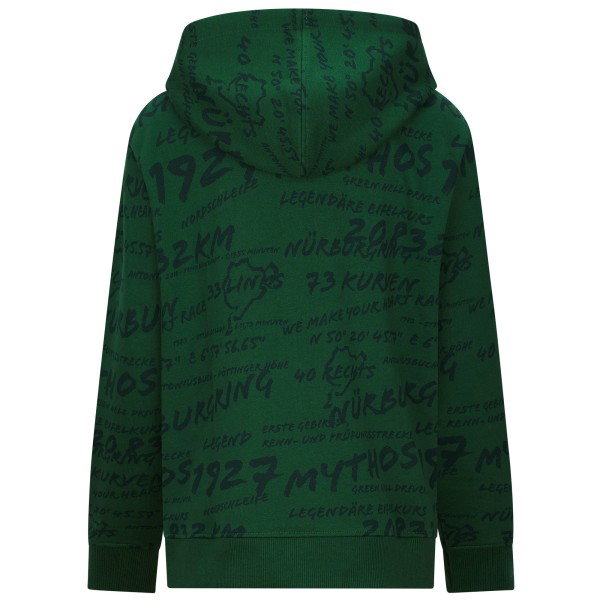Nürburgring Sudadera con capucha para niños Confident verde