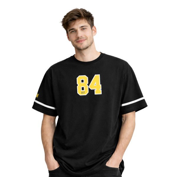 DTM Baseball-Shirt Sport 1984 schwarz