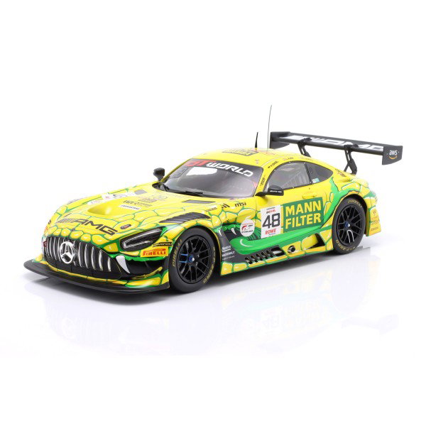 Mercedes AMG GT3 Evo #48 Team Mann Filter 24h Spa 2025 1:18