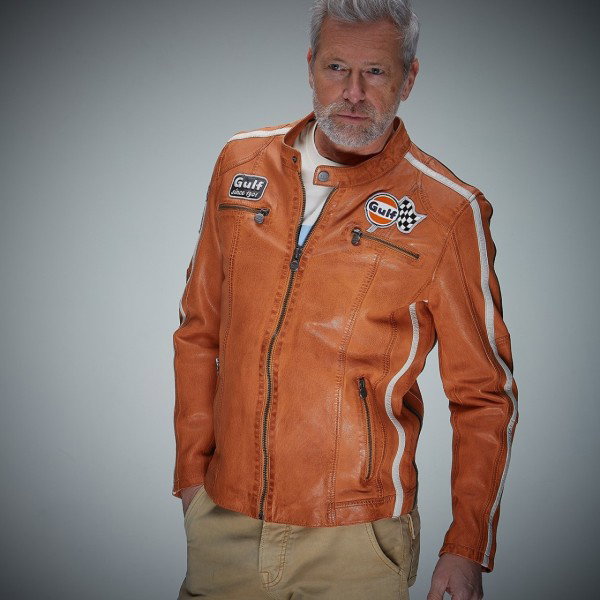 Gulf Vintage Racing Jacket 125 orange