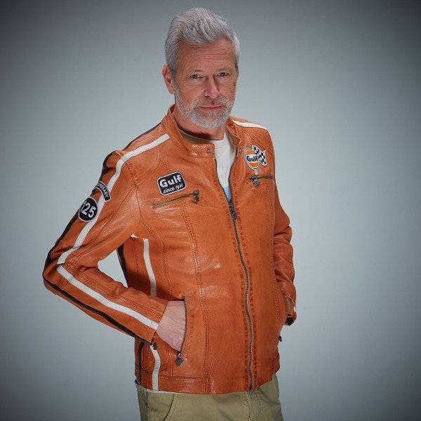 Gulf Vintage Racing Jacket 125 orange