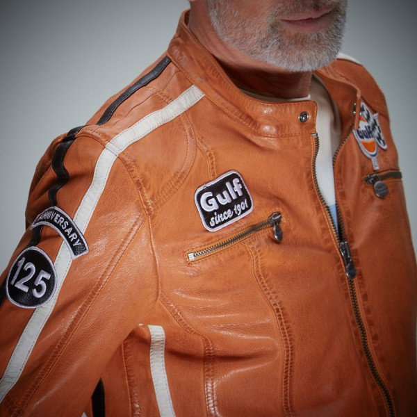 Gulf Vintage Racing Jacket 125 orange