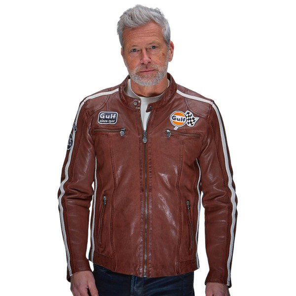 Gulf Vintage Racing Veste 125 cognac