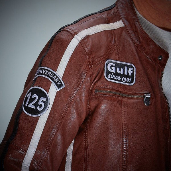 Gulf Vintage Racing Jacke 125 cognac