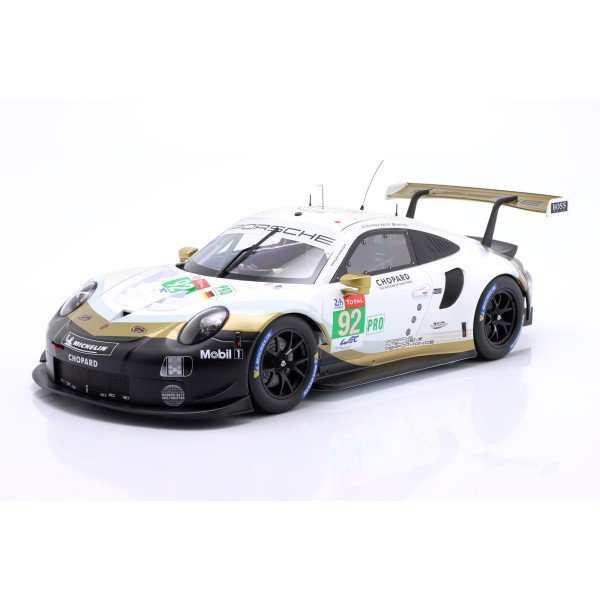 Porsche 911 (991) RSR #92 24h Le Mans 2019 Christensen, Estre, Vanthoor 1/12