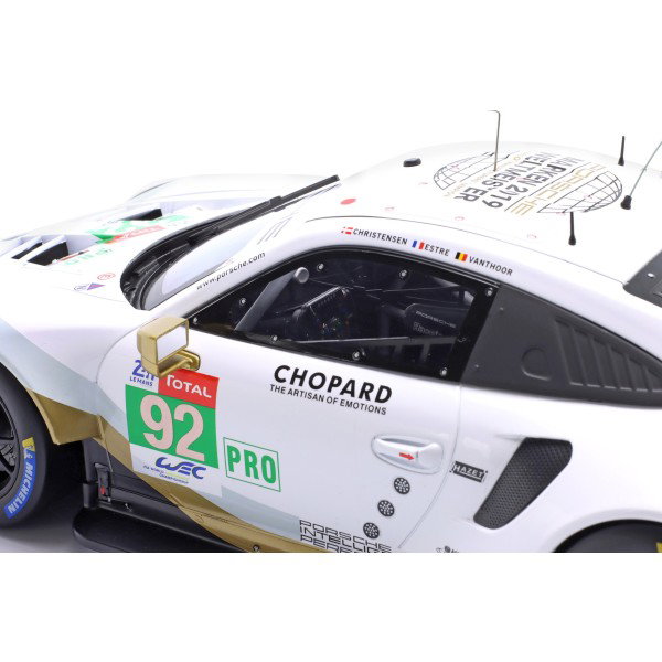 Porsche 911 (991) RSR #92 24h Le Mans 2019 Christensen, Estre, Vanthoor 1/12