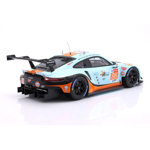 Porsche 911 (991) RSR Gulf #86 24h LeMans 2018 1:12