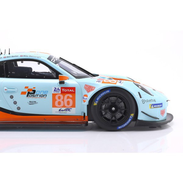 Porsche 911 (991) RSR Gulf #86 24h LeMans 2018 1:12
