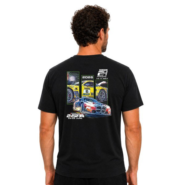 24h Nürburgring/Spa T-Shirt 2026 black