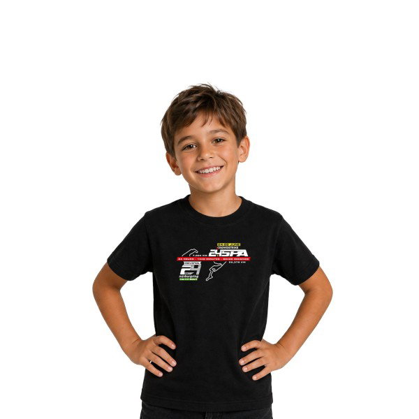 24h Nürburgring/Spa Maglietta per bambini 2026 nero