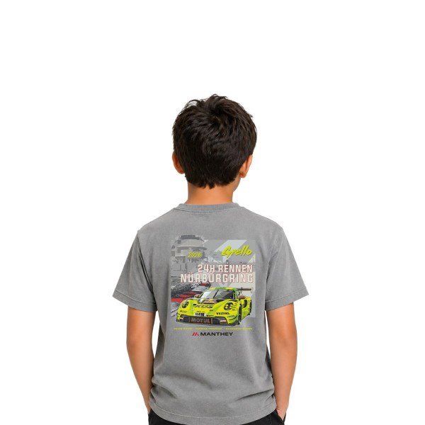 Manthey Kinder T-Shirt #911 24h Nürburgring 2026 grau