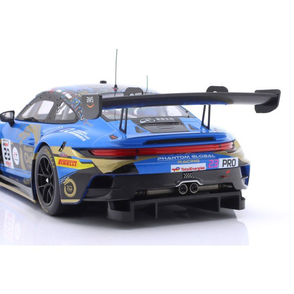 Porsche 911 GT3 R #23 24h Spa 2024 Phantom Global Racing 1:18
