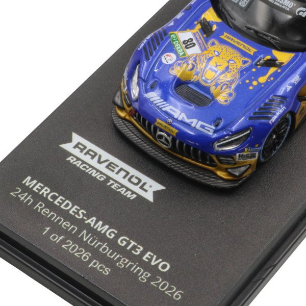 Mercedes-AMG GT3 EVO Team Ravenol #80 24h Nürburgring 2026 1/64