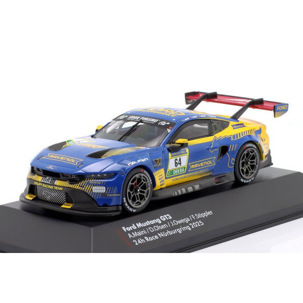 Ford Mustang GT3 HRT #64 Course de 24h du Nürburgring 2025 1/43