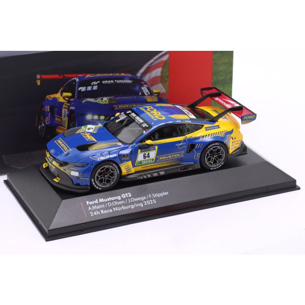 Ford Mustang GT3 HRT #64 Carrera de 24h de Nürburgring 2025 1/43