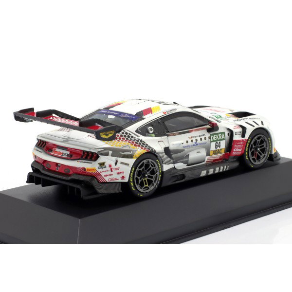 Ford Mustang GT3 HRT #64 Fabio Scherer DTM 2025 1/43 White Version