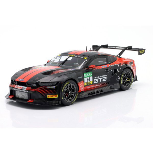 Ford Mustang GT3 HRT #64 Fabio Scherer DTM 2025 1/18 Black Version
