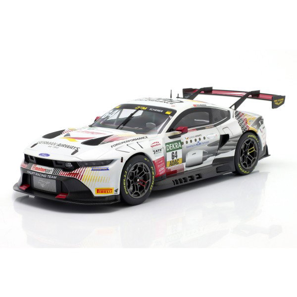 Ford Mustang GT3 HRT #64 Fabio Scherer DTM 2025 1/18 White Version