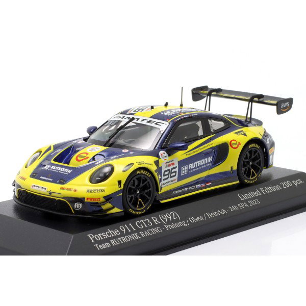 Porsche 911 GT3 R #96 24h Spa 2023 Rutronik Racing 1/43