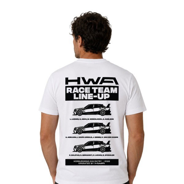 HWA T-Shirt 24h Driver Line-up