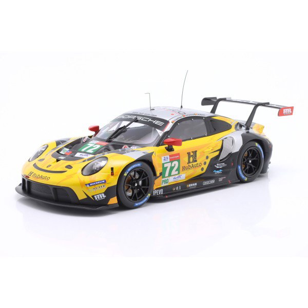 Porsche 911 RSR #72 24h LeMans 2021 HubAuto Racing 1:18