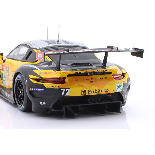 Porsche 911 RSR #72 24h LeMans 2021 HubAuto Racing 1:18