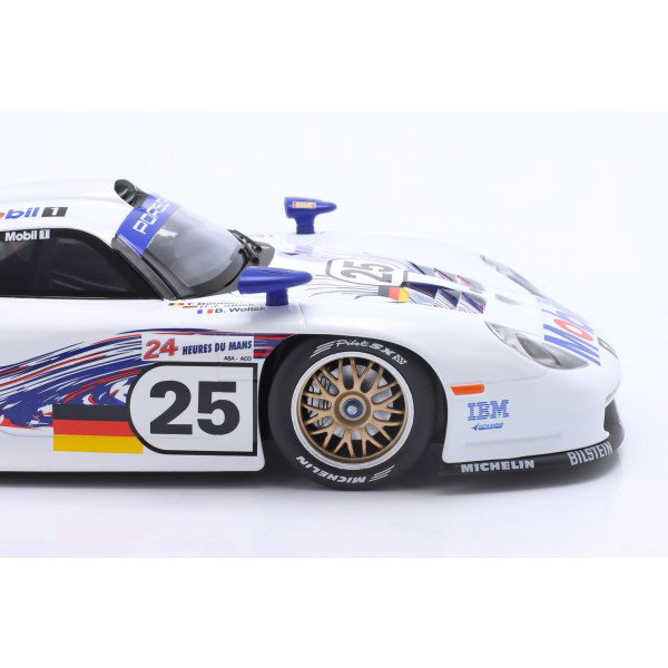 Porsche 911 GT1 #25 24h LeMans 1997 Stuck, Boutsen, Wollek 1:18