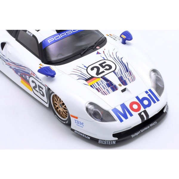 Porsche 911 GT1 #25 24h LeMans 1997 Stuck, Boutsen, Wollek 1:18