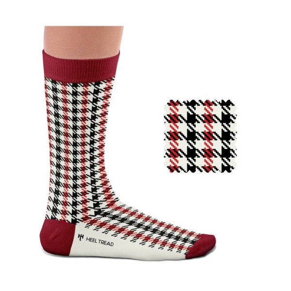 Pepita Calcetines negro/rojo