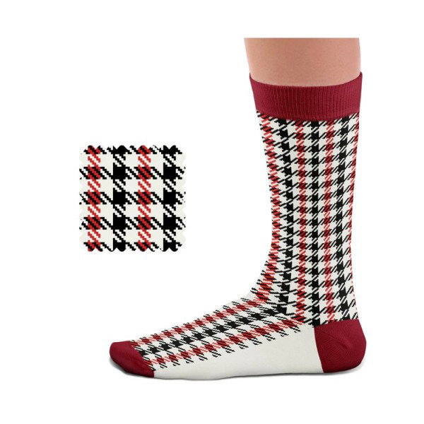 Pepita Calcetines negro/rojo