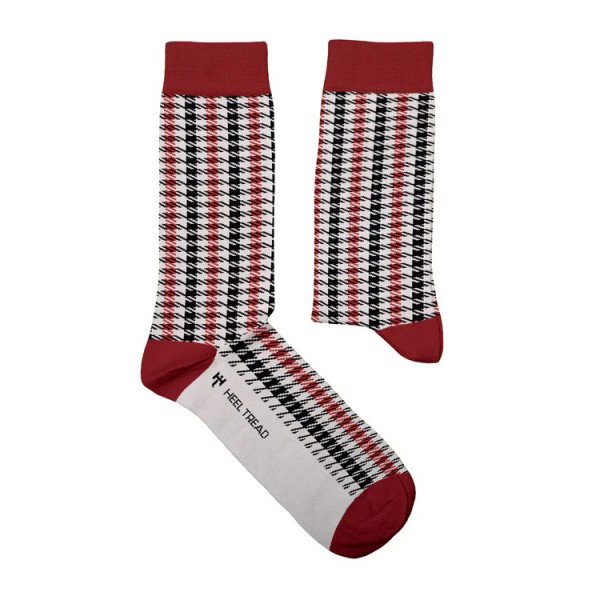 Pepita Calze nero/rosso
