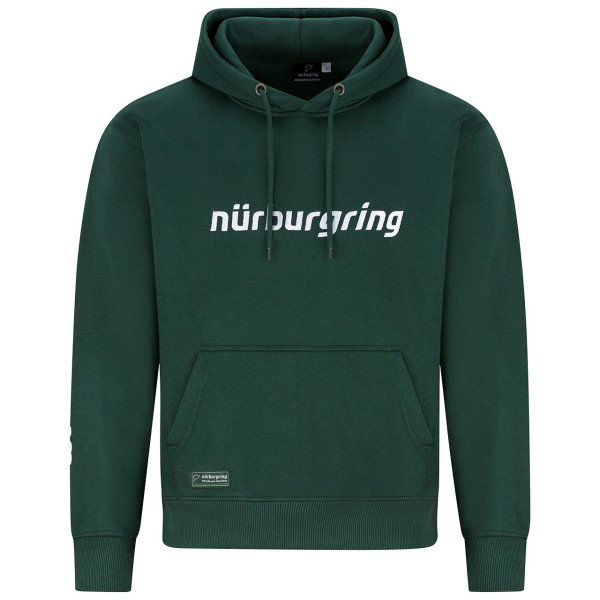 Nürburgring Felpa con cappuccio Pitstop verde