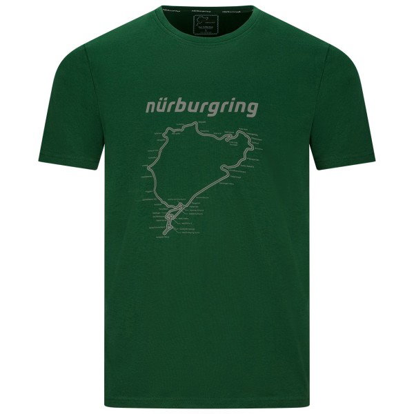 Nürburgring T-Shirt Racetrack green