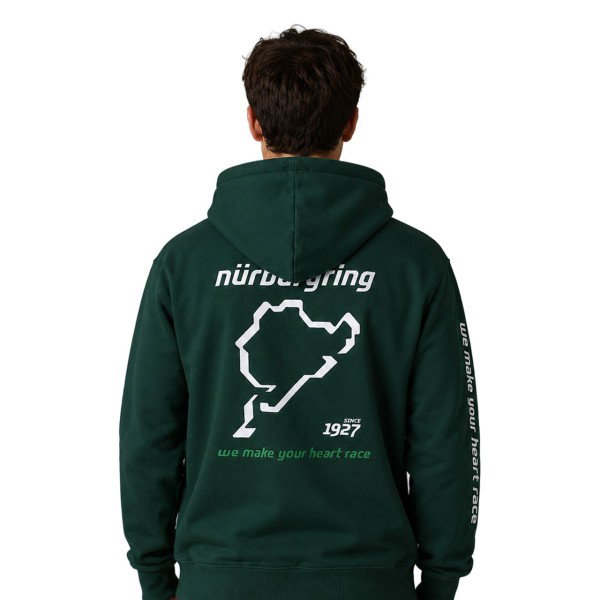 Nürburgring Kapuzenpullover Pitstop grün