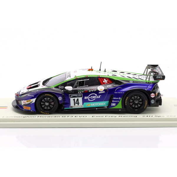 Lamborghini Huracán GT3 EVO #14 Emil Frey Racing 24H Spa 2021 1:43