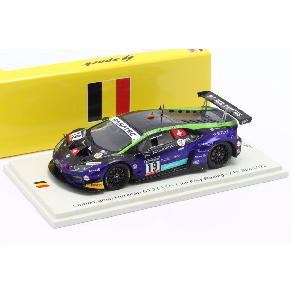 Lamborghini Huracán GT3 EVO #19 Emil Frey Racing 24H Spa 2022 1:43