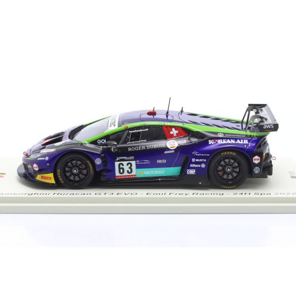 Lamborghini Huracán GT3 EVO #63 Emil Frey Racing 24H Spa 2022 1:43
