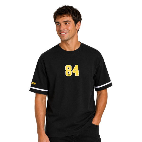 DTM Camiseta Baseball Sport 1984 negro